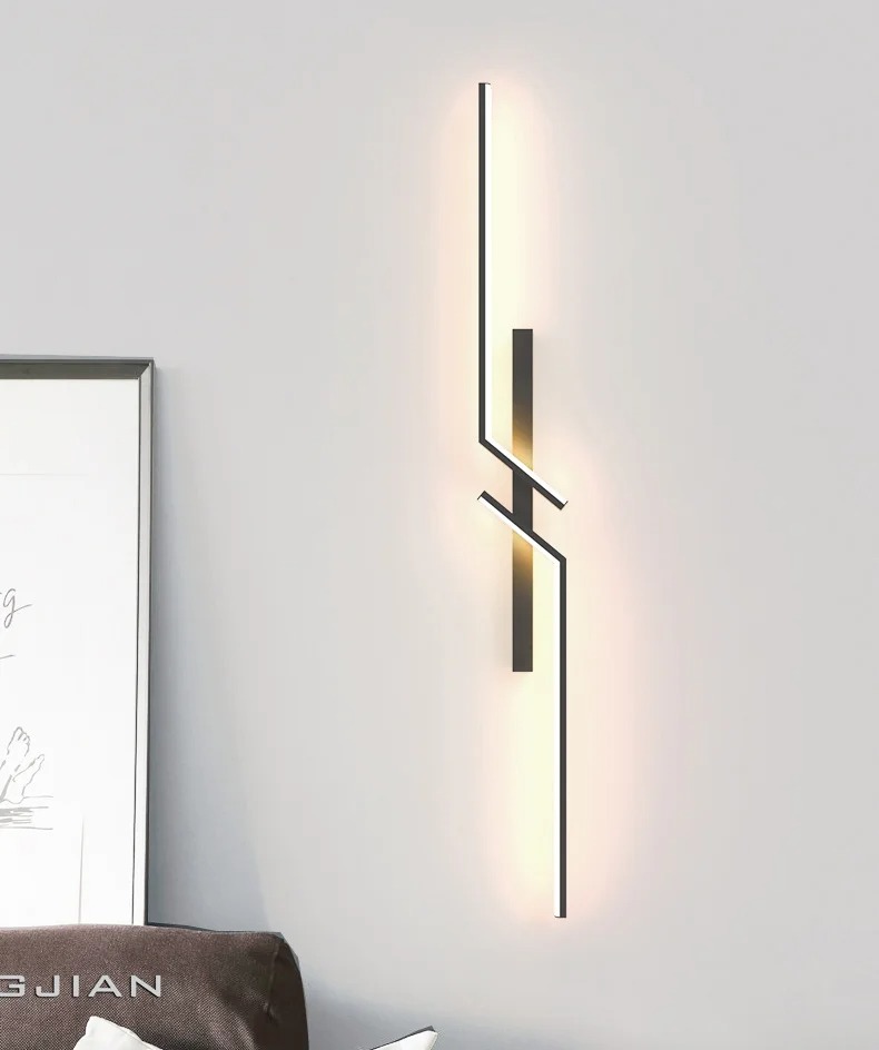 metal lightning linear wall light metal lightning linear wall light