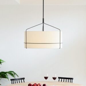 Home shaw pendant ceiling light white